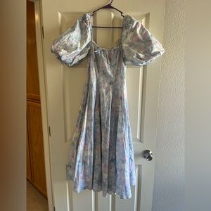 RESERVED FOR ALLISON ONLY - Selkie the monet watercolor day dress EUC size S
